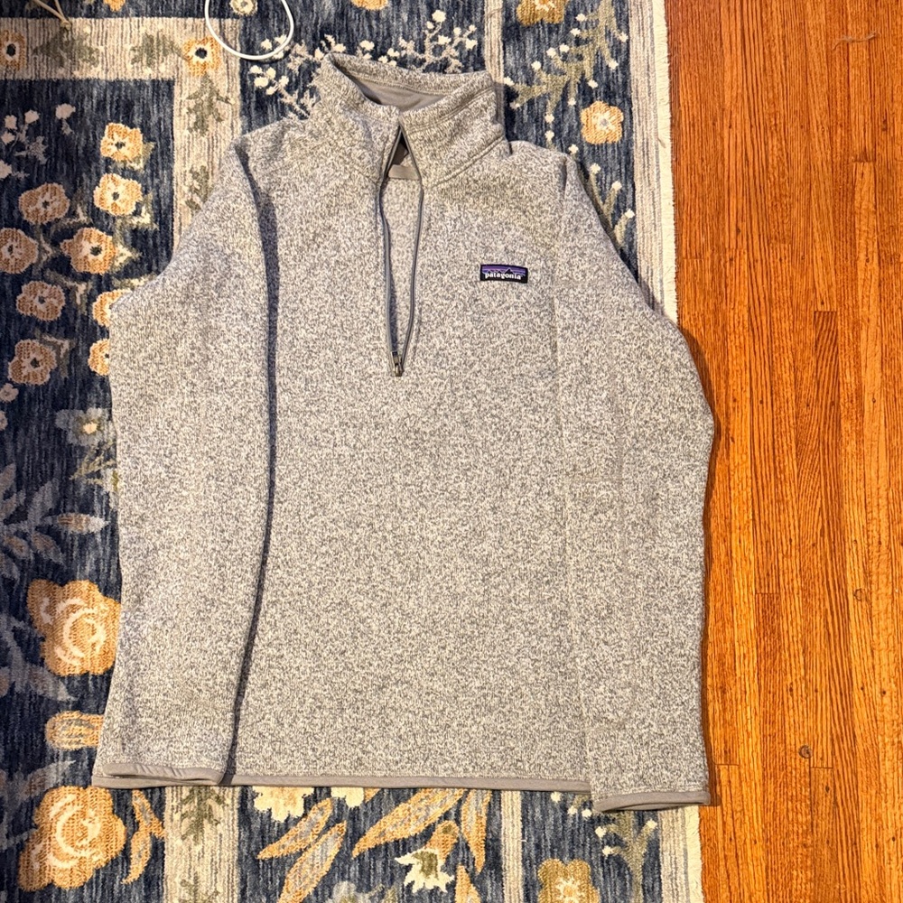 Patagonia women’s better sweater size L heather grey